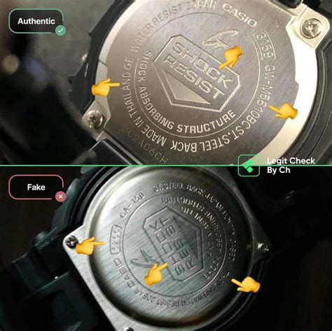 g shock watches fake vs real|g shock counterfeit vs real.